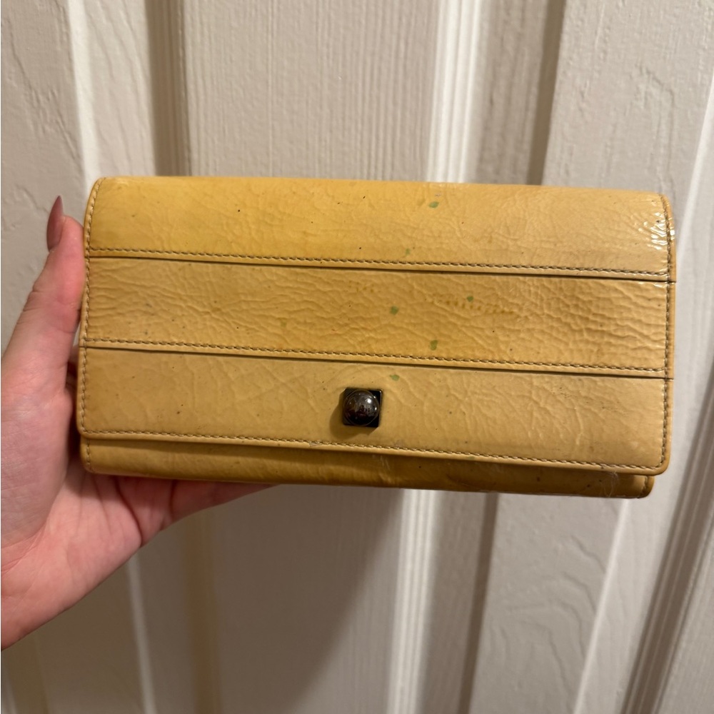Reed Krakoff Yellow Leather Wallet